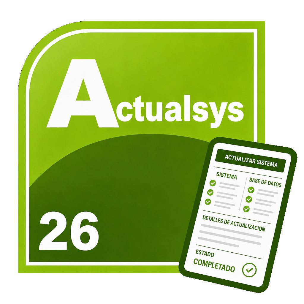 ACTUALSYS 26 - Auto-soporte gratuito de EDYDSI